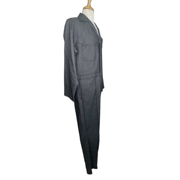 Fieldmaster Vintage Denim Men's Coveralls Gray Size Medium/Regular - Picture 2 of 11